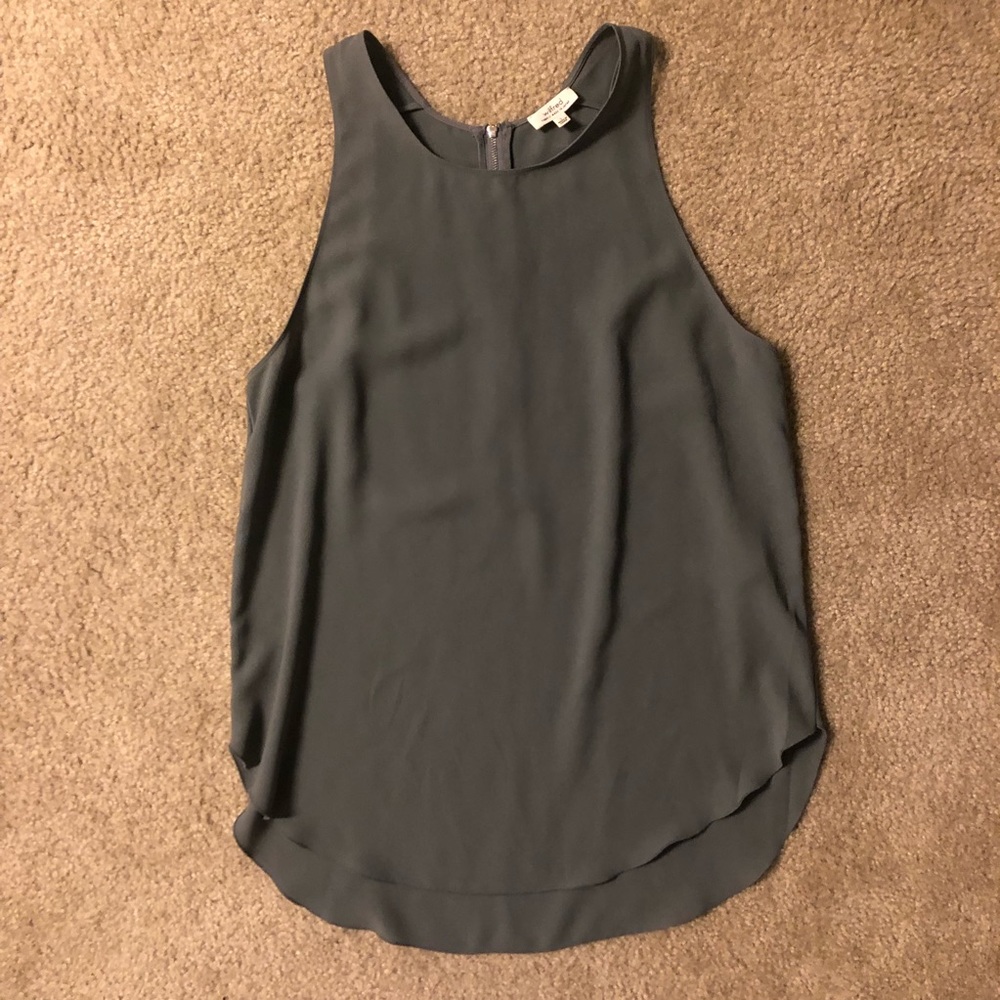 Aritzia Wilfred Sévres Blouse - Light Grey